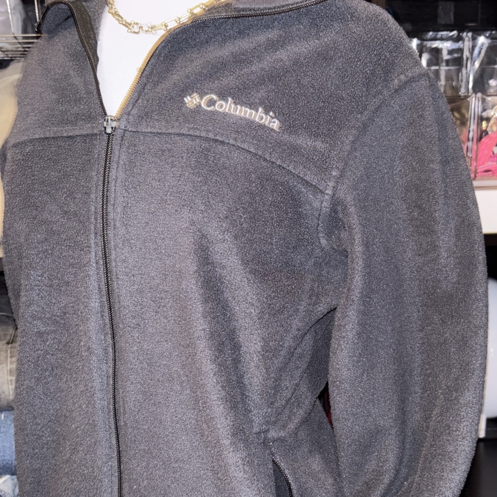 Columbia Gray Fleece Jacket
